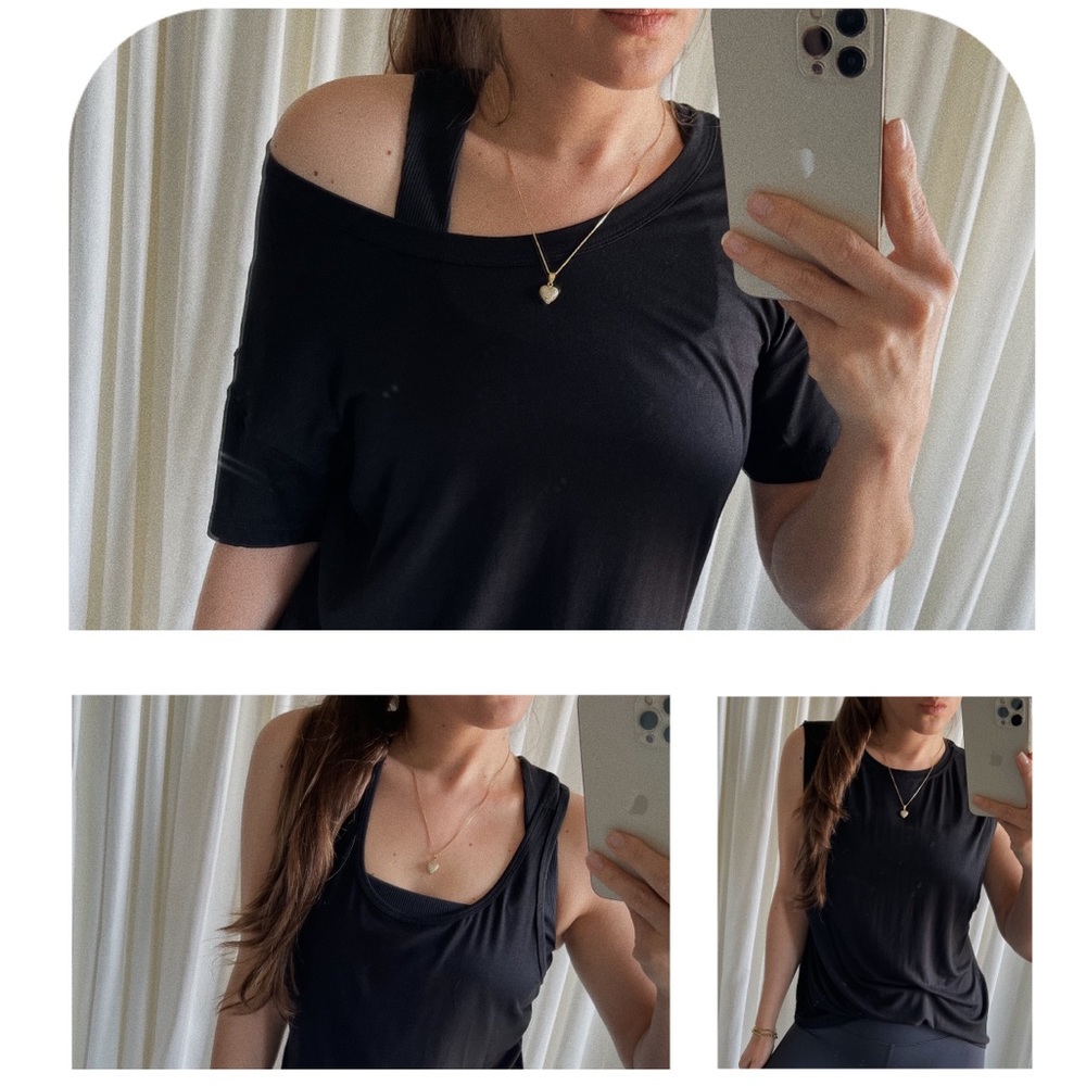 3Pcs Daily Workout Tops — Black